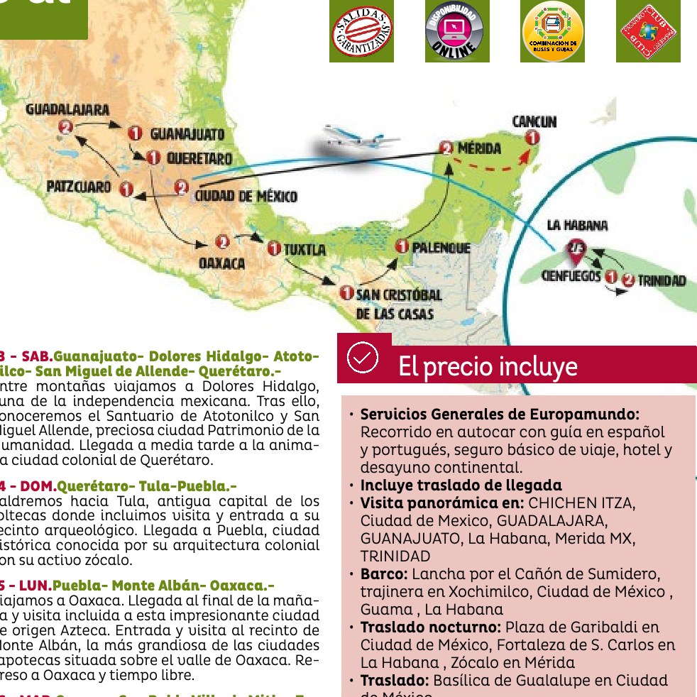 Cuba y México al Completo